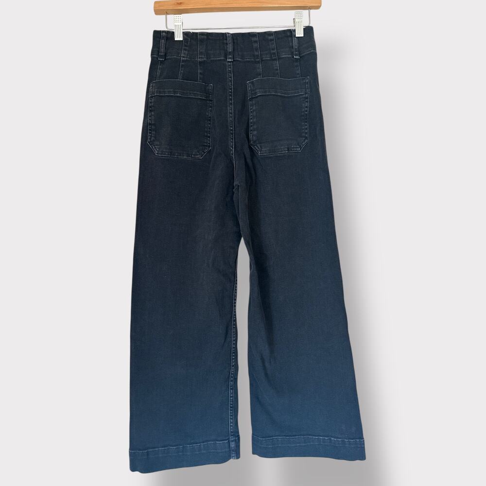 Maeve By Anthropologie wide leg hipster cropped trouser 28 - Picture 2 of 5